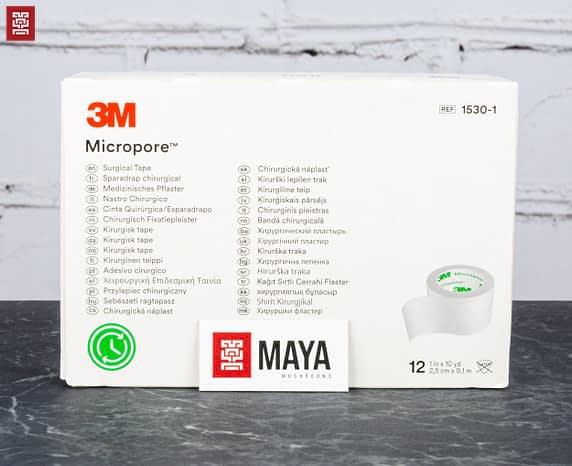 3M Micropore 1-inch Tape Front View